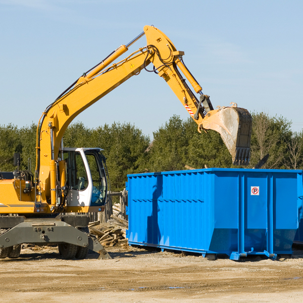 how does a residential dumpster rental service work in Straughn